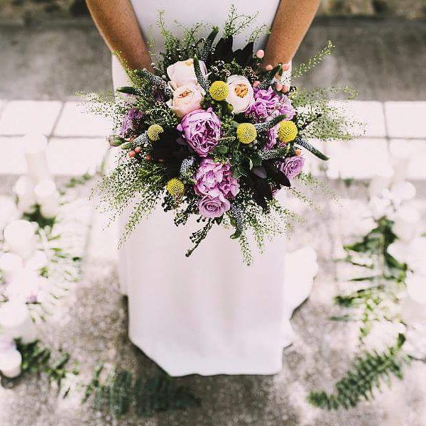 Ramo de novia para sesión de fotos