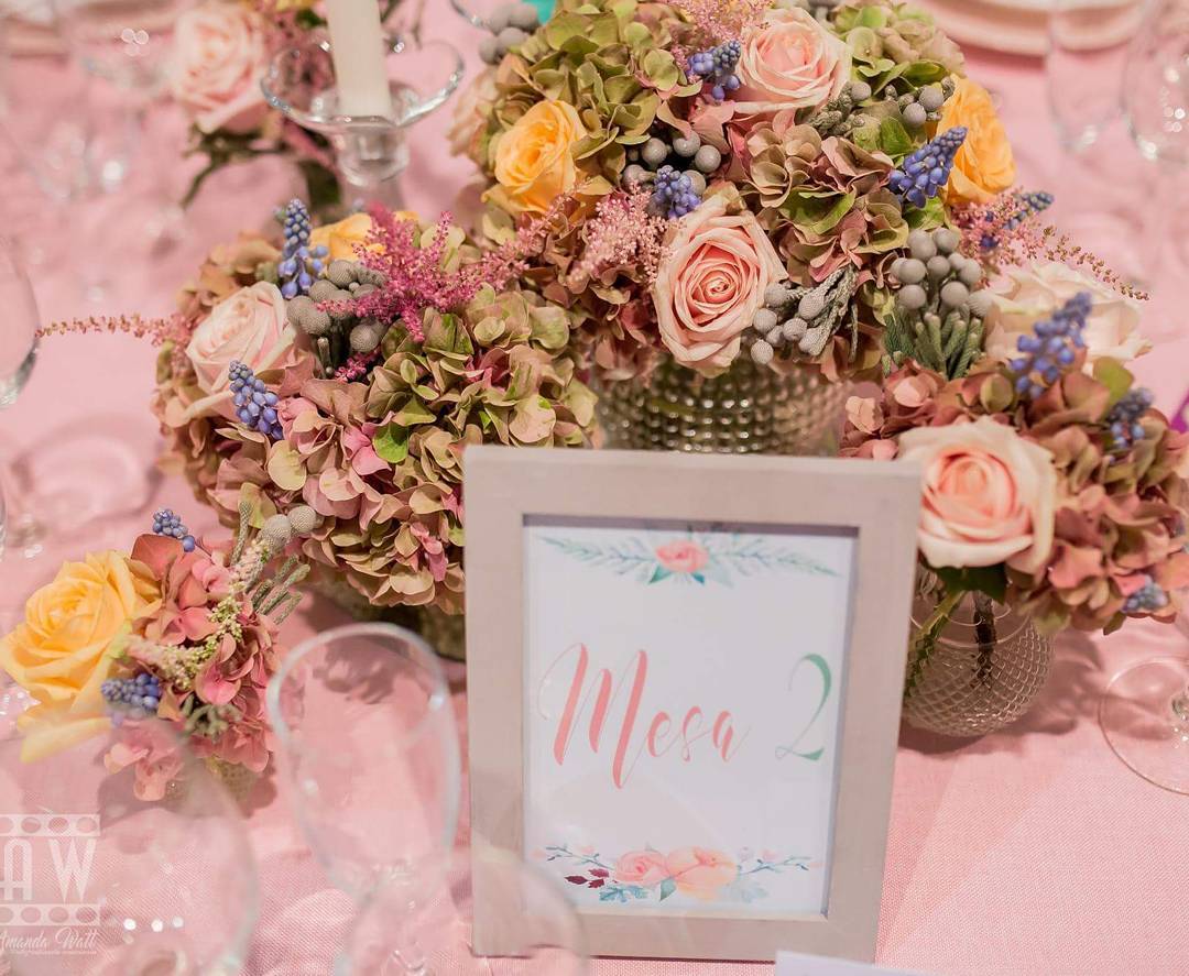 Arreglo floral para Hacienda Las Fuentes