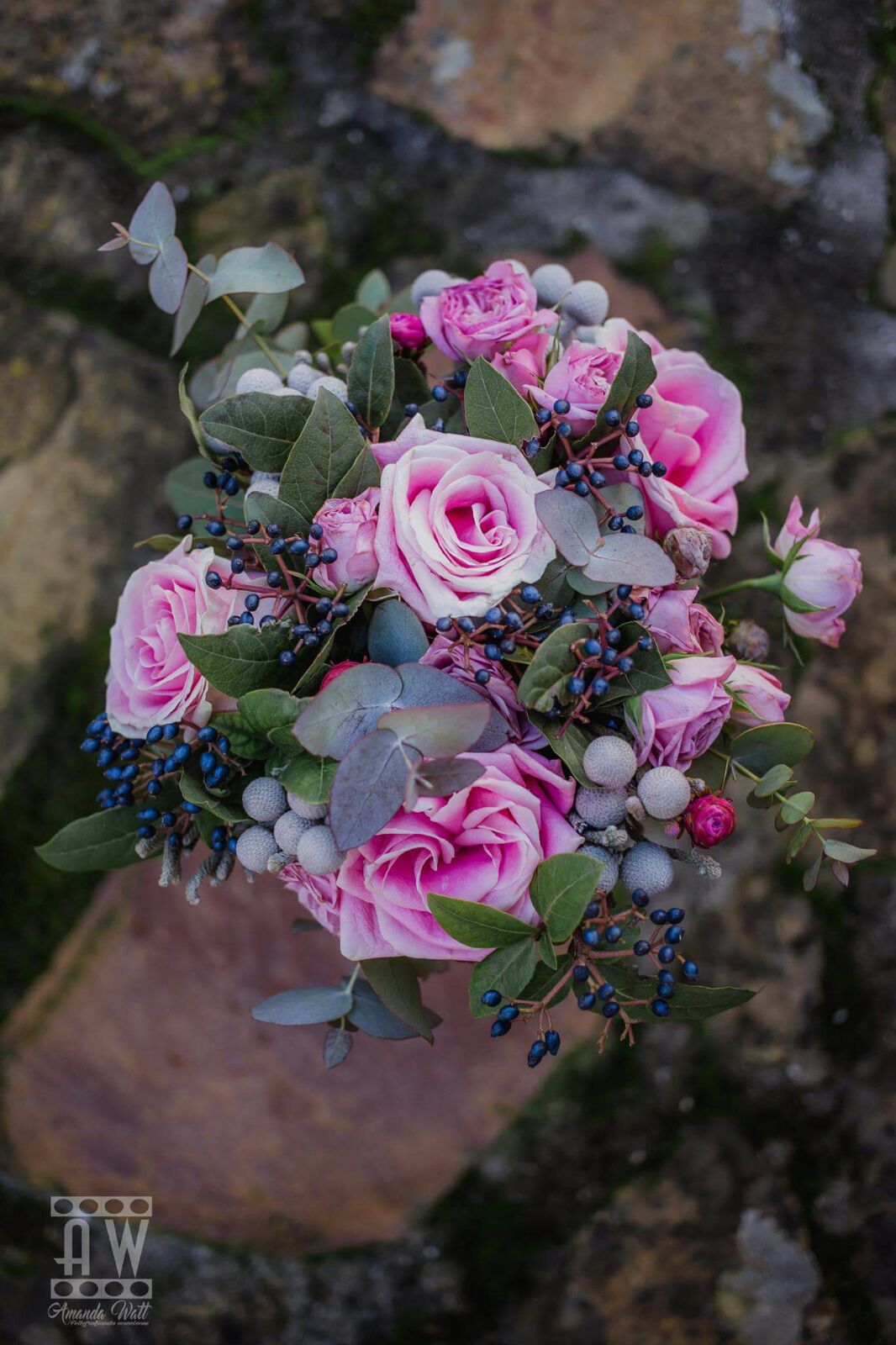 ramo de novia de rosas
